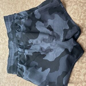 xs target camo running shorts
